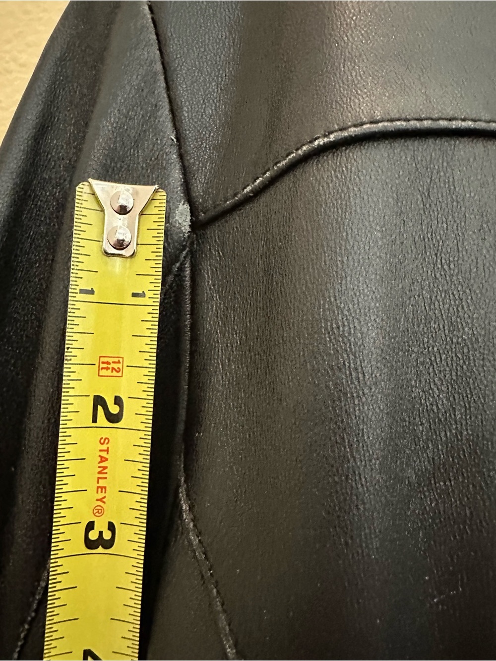 Vintage Wilson’s Leather Pelle Studio Black Leather Button-Up Jacket - Picture 8 of 14